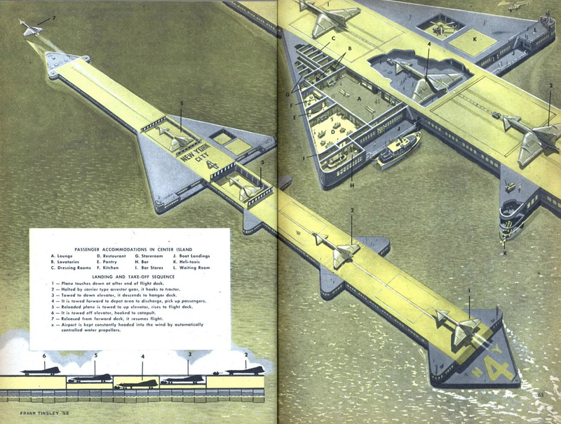 Illustration for article titled These Are the Floating Airports of Our Dreams